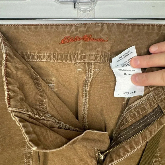 VTG Retro Eddie Bauer women’s brown pants 100% cotton - Picture 9 of 16